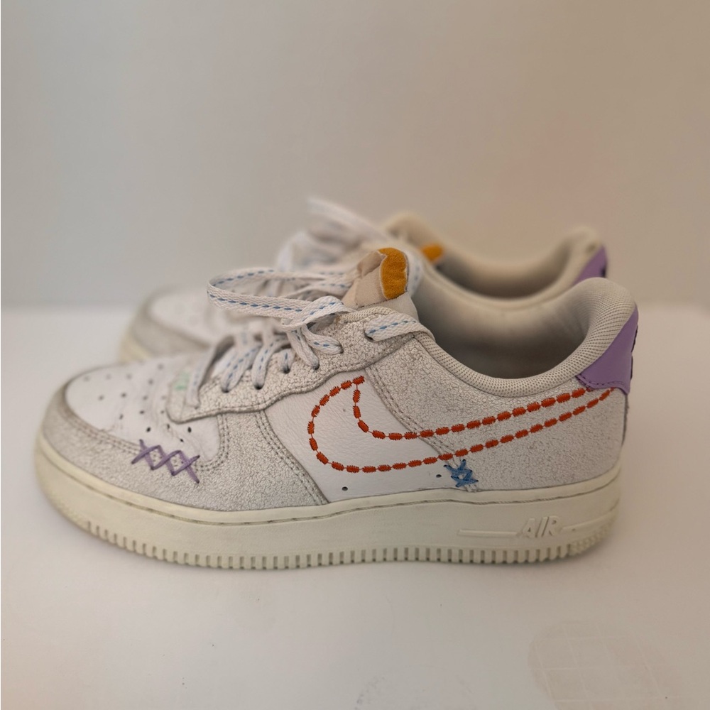 Air Force one patch work multi color size 7